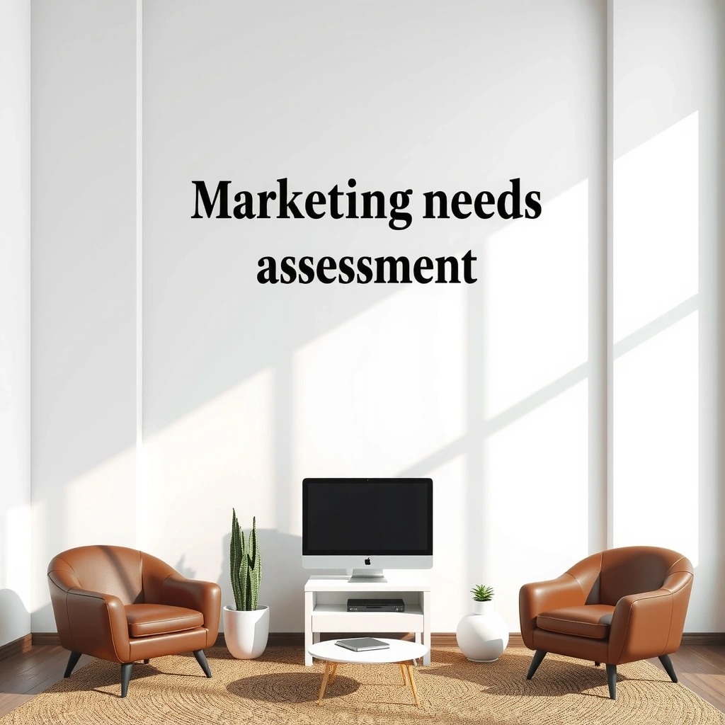 Marketing needs assessment